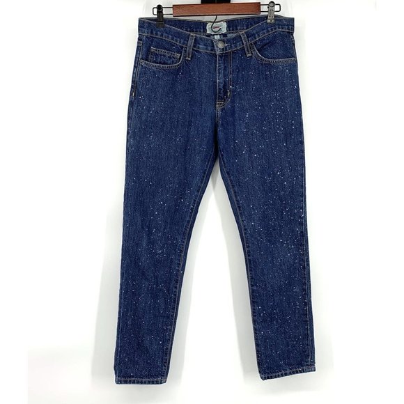 Current Elliott Jeans The Fling Blue White Constellation Relaxed - Picture 4 of 11